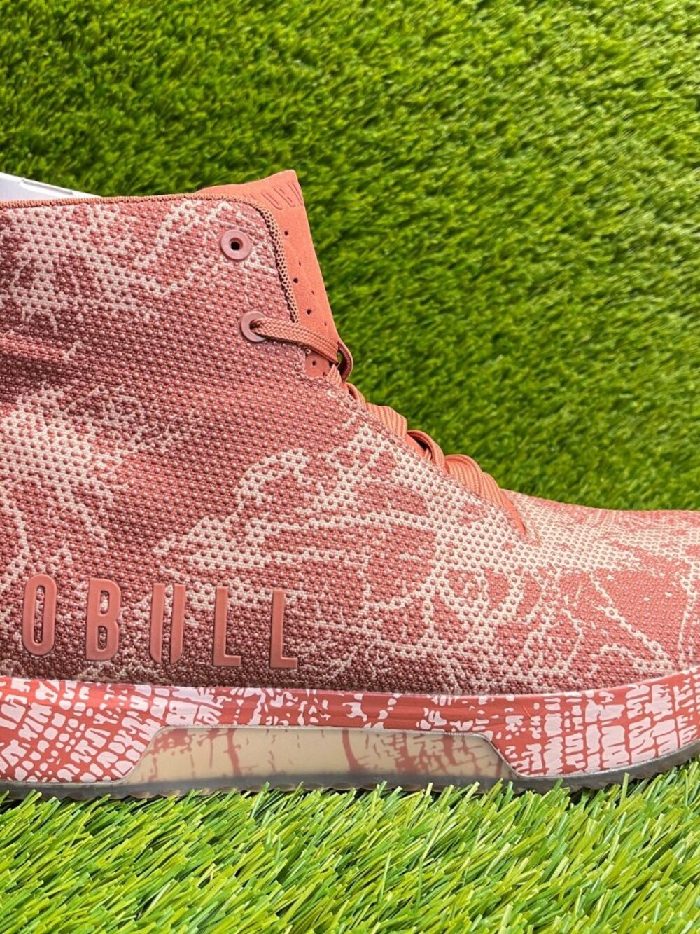 Nobull Outwork High-Top Mens Size 11.5 Pink Running Cross Training Shoes Sneaker